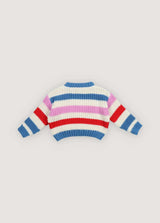 Celosia Baby Jumper Iris Whisper Stripes