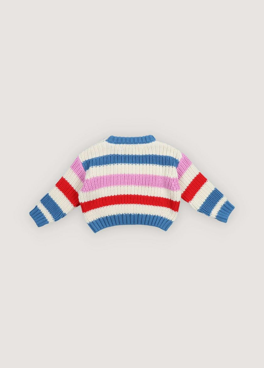 Celosia Baby Jumper Iris Whisper Stripes