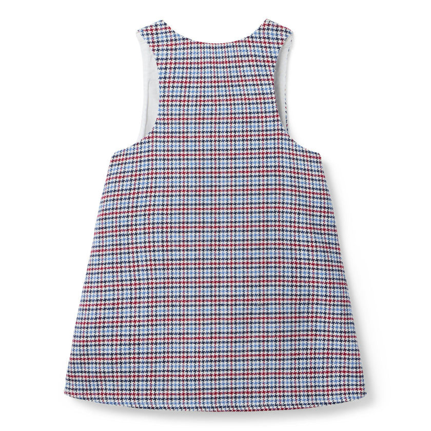 Houndstooth Twill Jumper, multicolor
