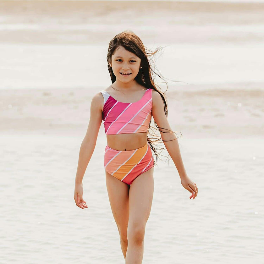 Sunset Beach Rainbow Two Piece Tank