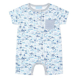Boats Boys Shortie Romper