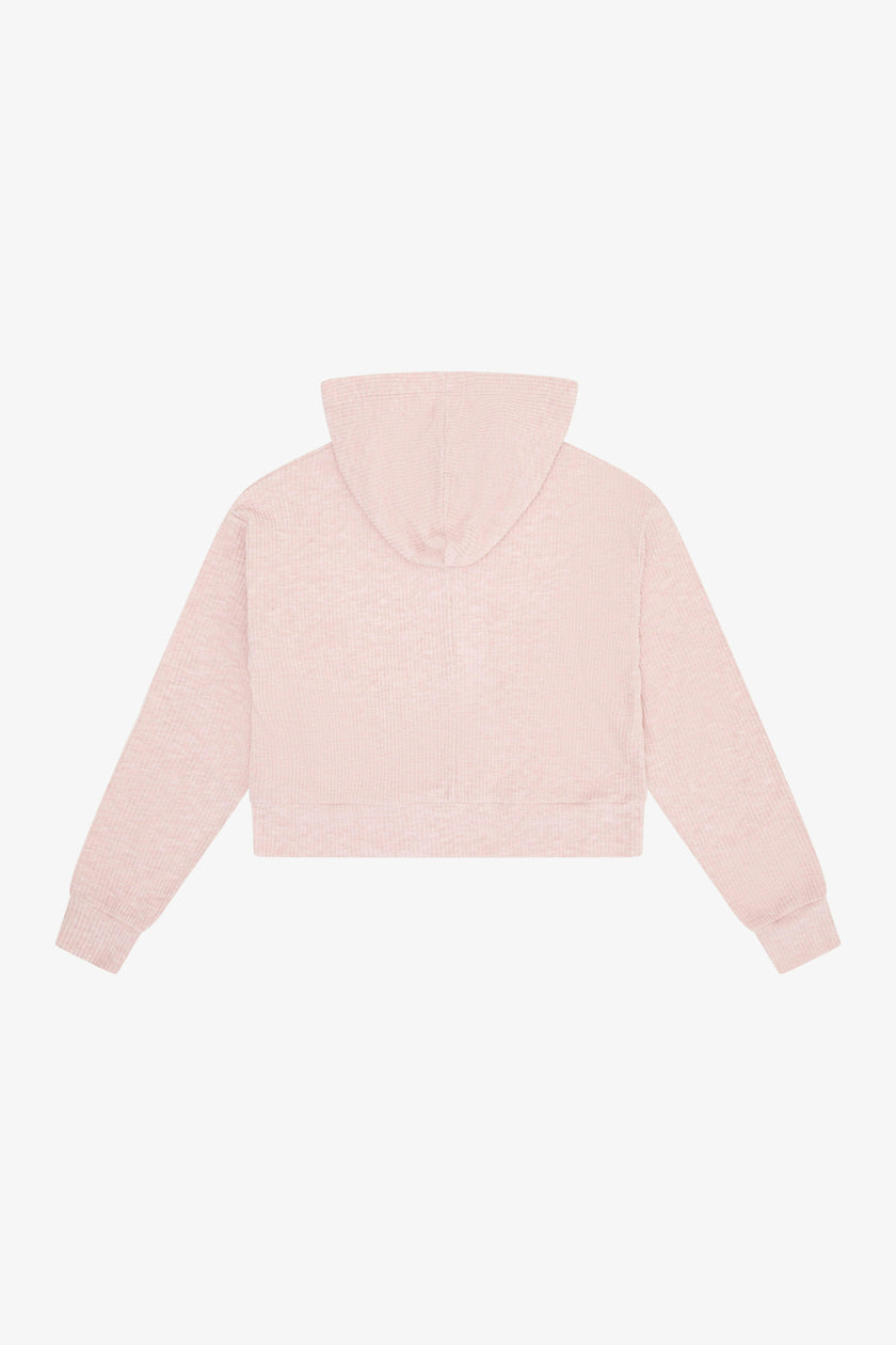Tenly Hacci Rib Box Hoodie Pullover