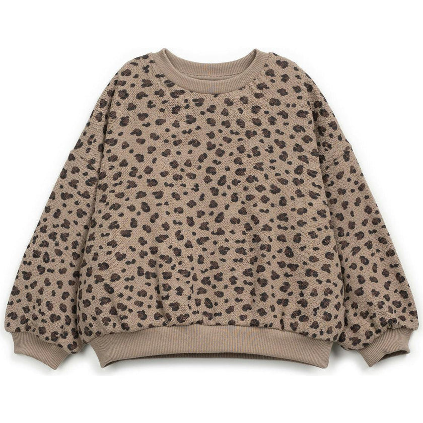 Leopard Jersey Sweatshirt
