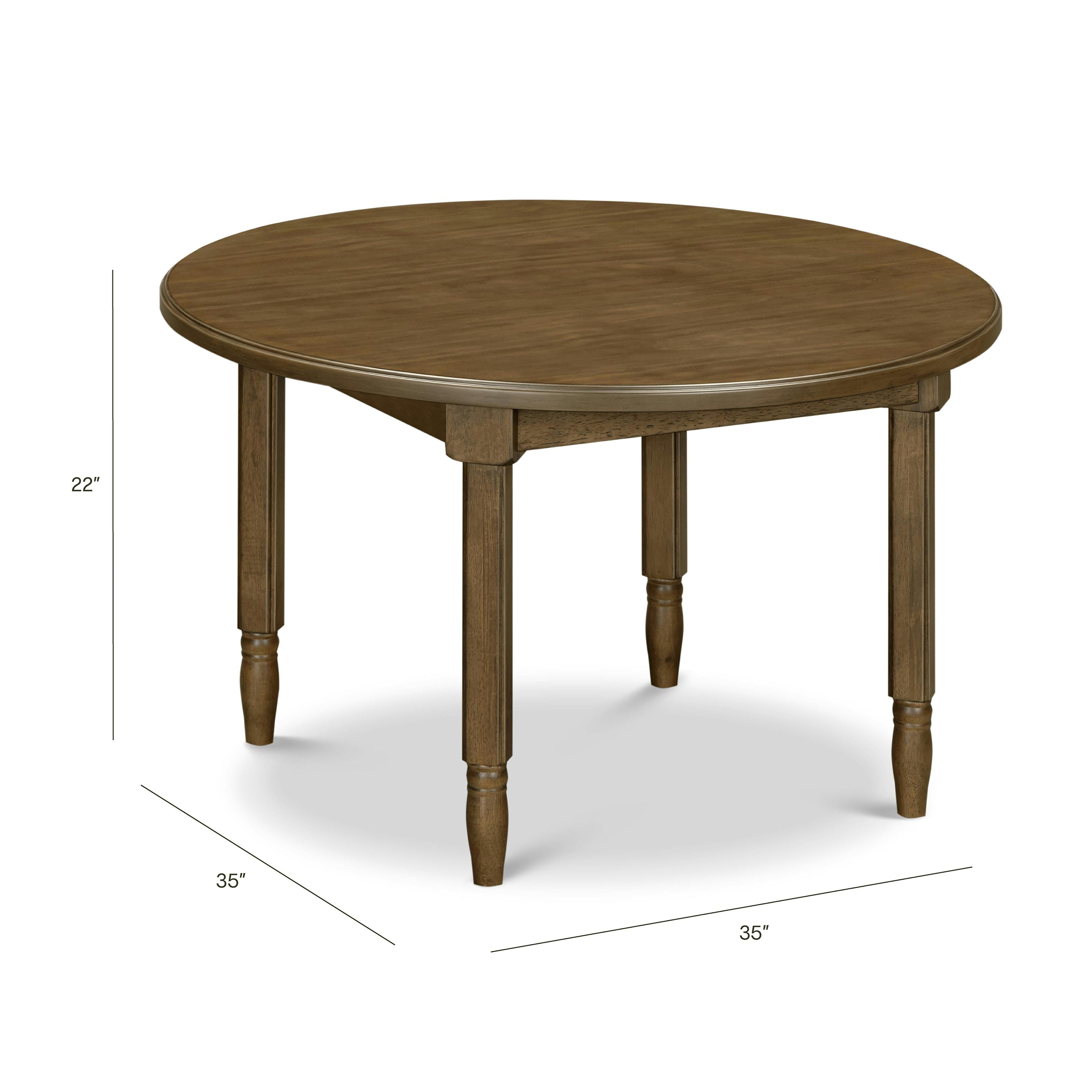 Liberty Play Table & Spindle Chairs Set in Natural Walnut