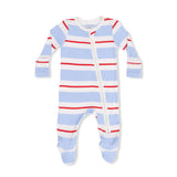 Preppy Rugby - 2 Way Zipper Footie