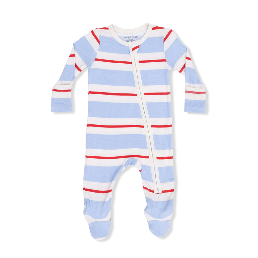 Preppy Rugby - 2 Way Zipper Footie