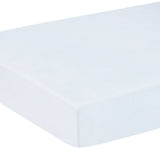 Pima Crib Sheet - Light Blue Signature Stripe