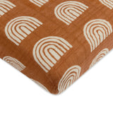 Babyletto Mini Crib Sheet in GOTS Certified Organic Muslin Cotton