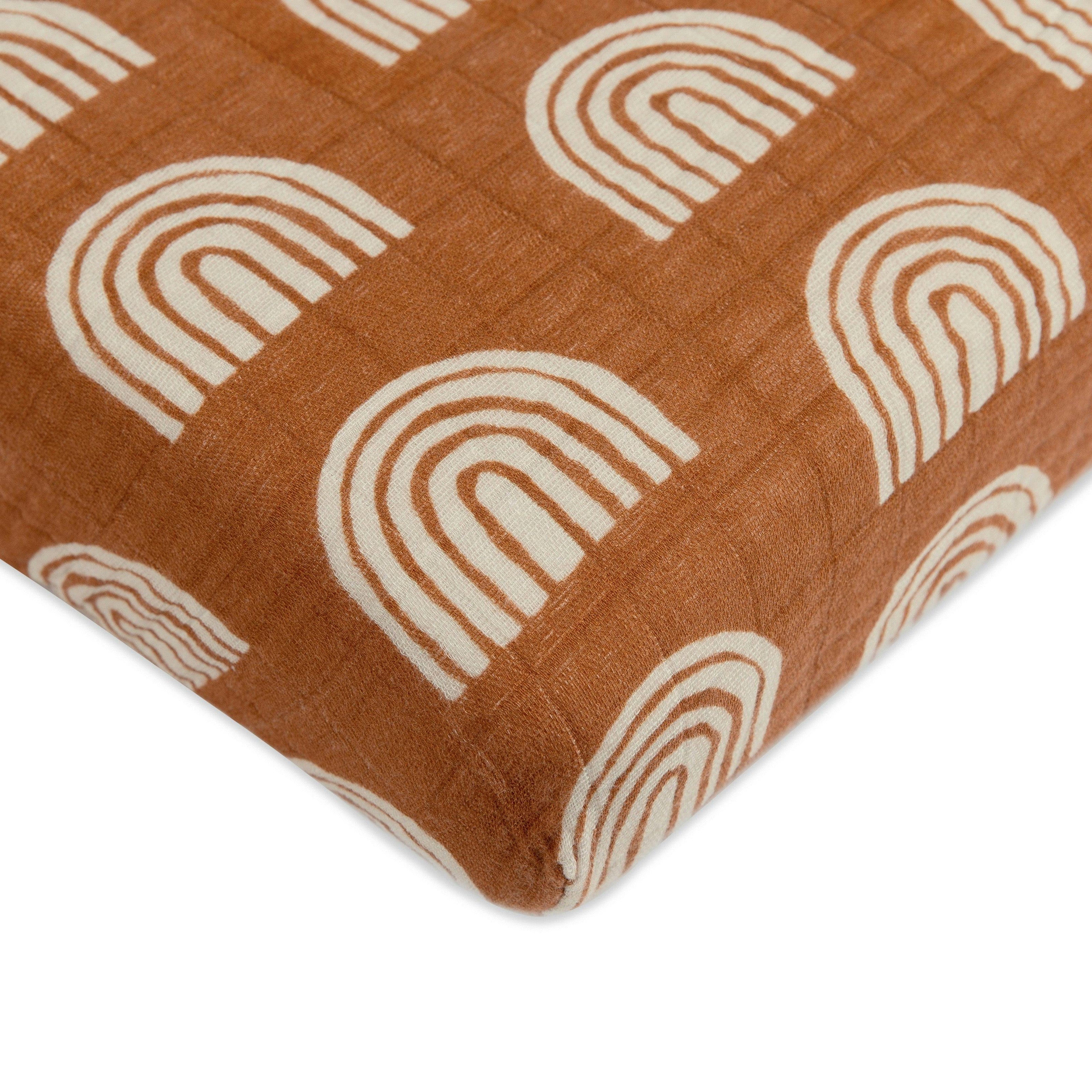 Babyletto Mini Crib Sheet in GOTS Certified Organic Muslin Cotton