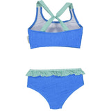 Blue Waves Textured Set, Blue
