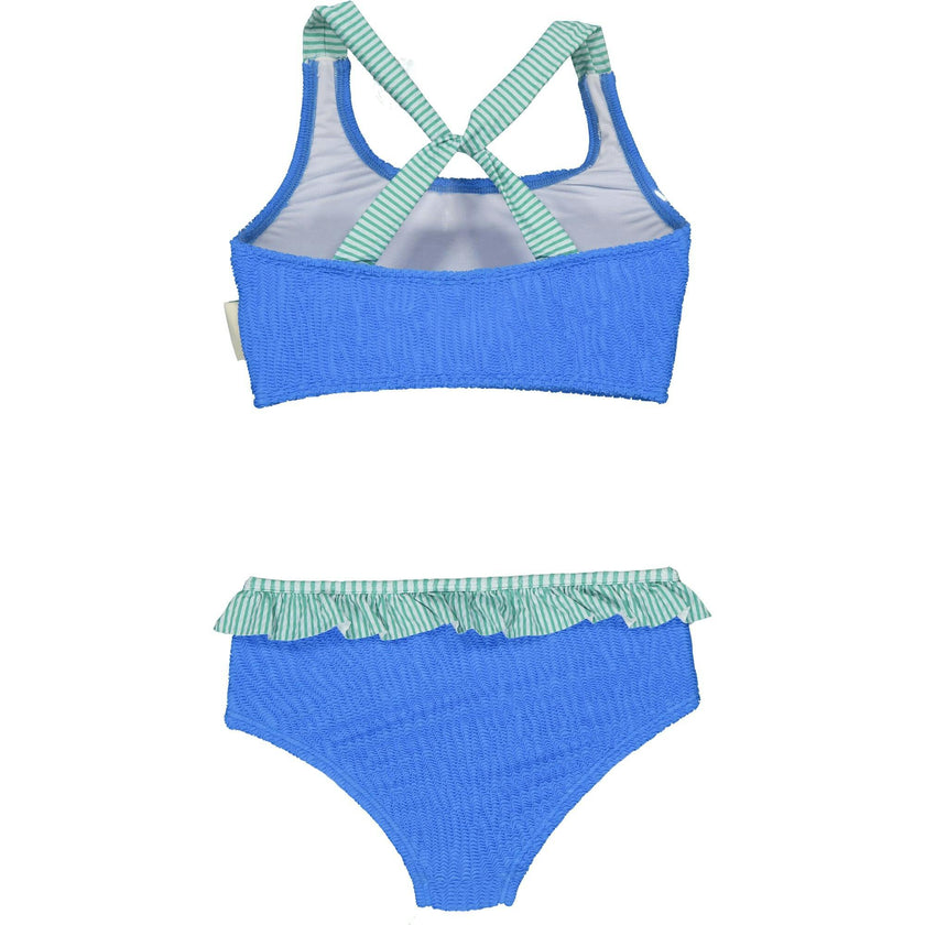 Blue Waves Textured Set, Blue