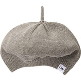 Chunky Ribbed Cotton Knit Elastic Fit Beret