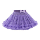 Purple Bow Tutu Skirt