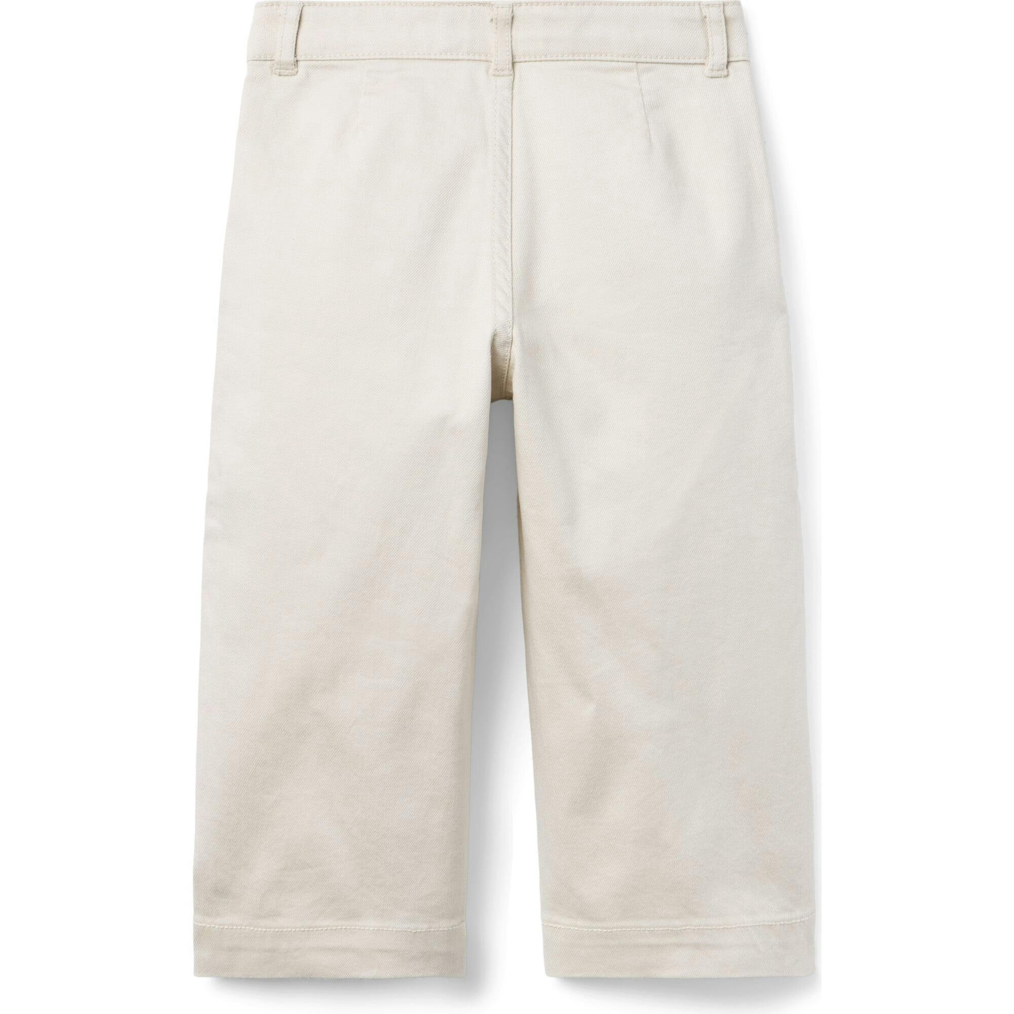 The Wide Leg Twill Pant