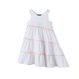 Jersey Dress | White Pom Pom