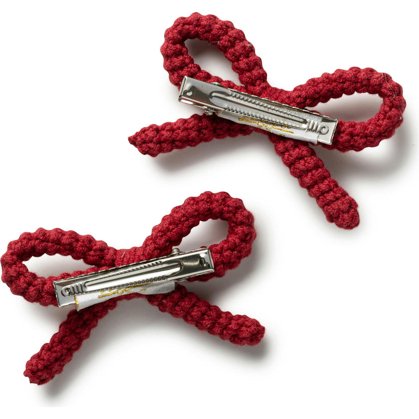 Juliana Textured Knit Double Clip