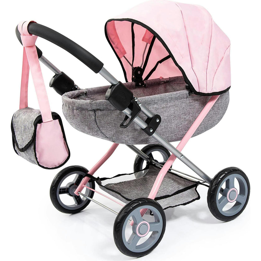 4-in-1 Toy Baby Doll Pram Stroller Cosy Set
