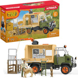 Schleich Wild Life: Animal Rescue Large Truck - 10pc Playset