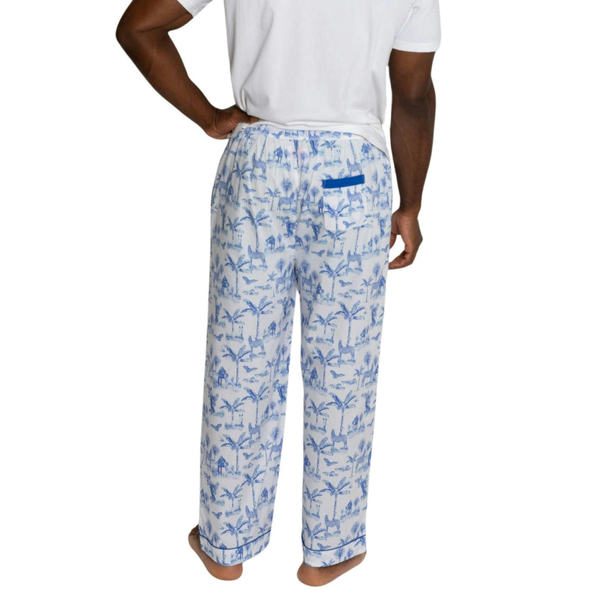 Men's Skydog Toile Blue PJ Pants