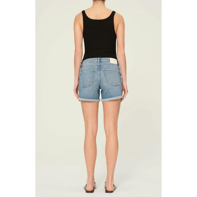 Zoie Jean Shorts Maternity Relaxed 4.5 | Lt Springdale Rolled