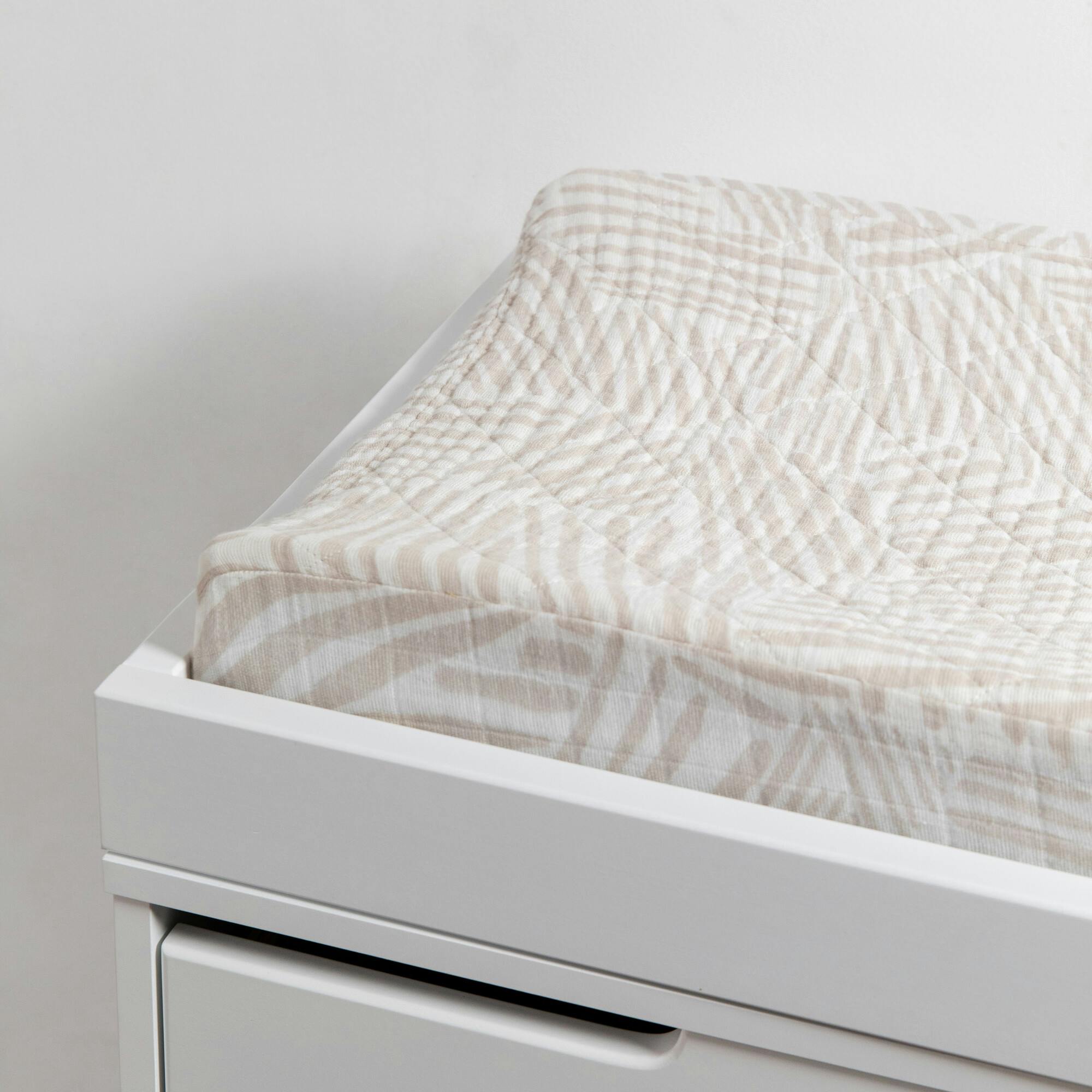 Organic Muslin Cotton Quilted Changing Pad Cover