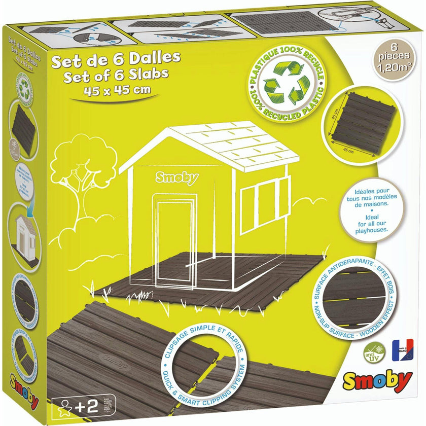 Set of 6 Playhouse Floor Tiles