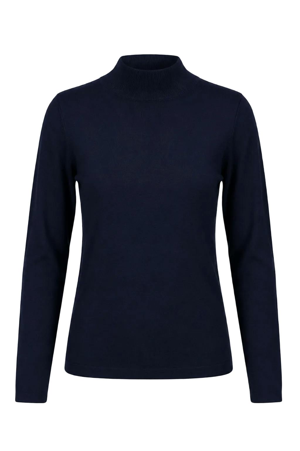 Knit Mock Neck