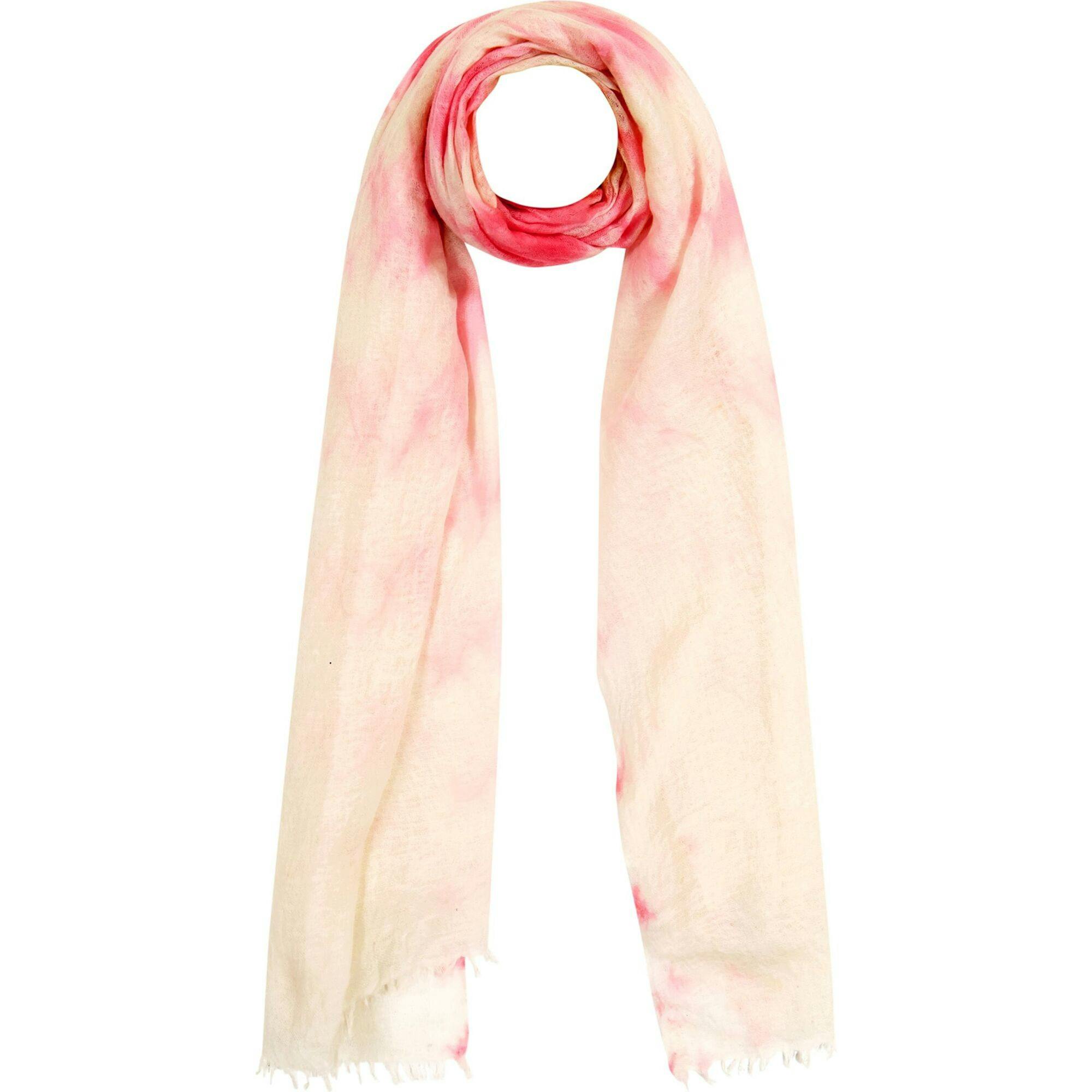 Cashmere Hand-Dip Dye Saline Pareo Scarf