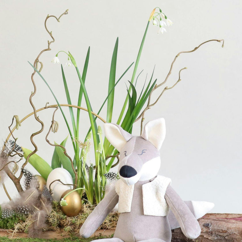 Henri the Wolf | Pamplemousse Peluches