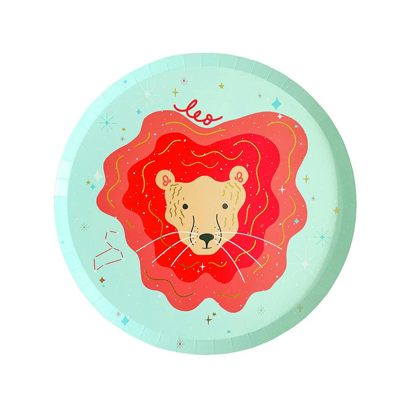 Zodiac Leo Dinner Plates