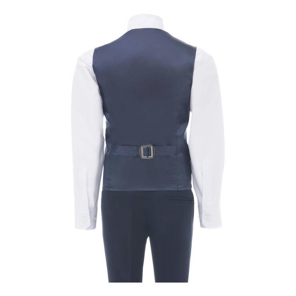 Navy Blue Peak Lapel Tuxedo
