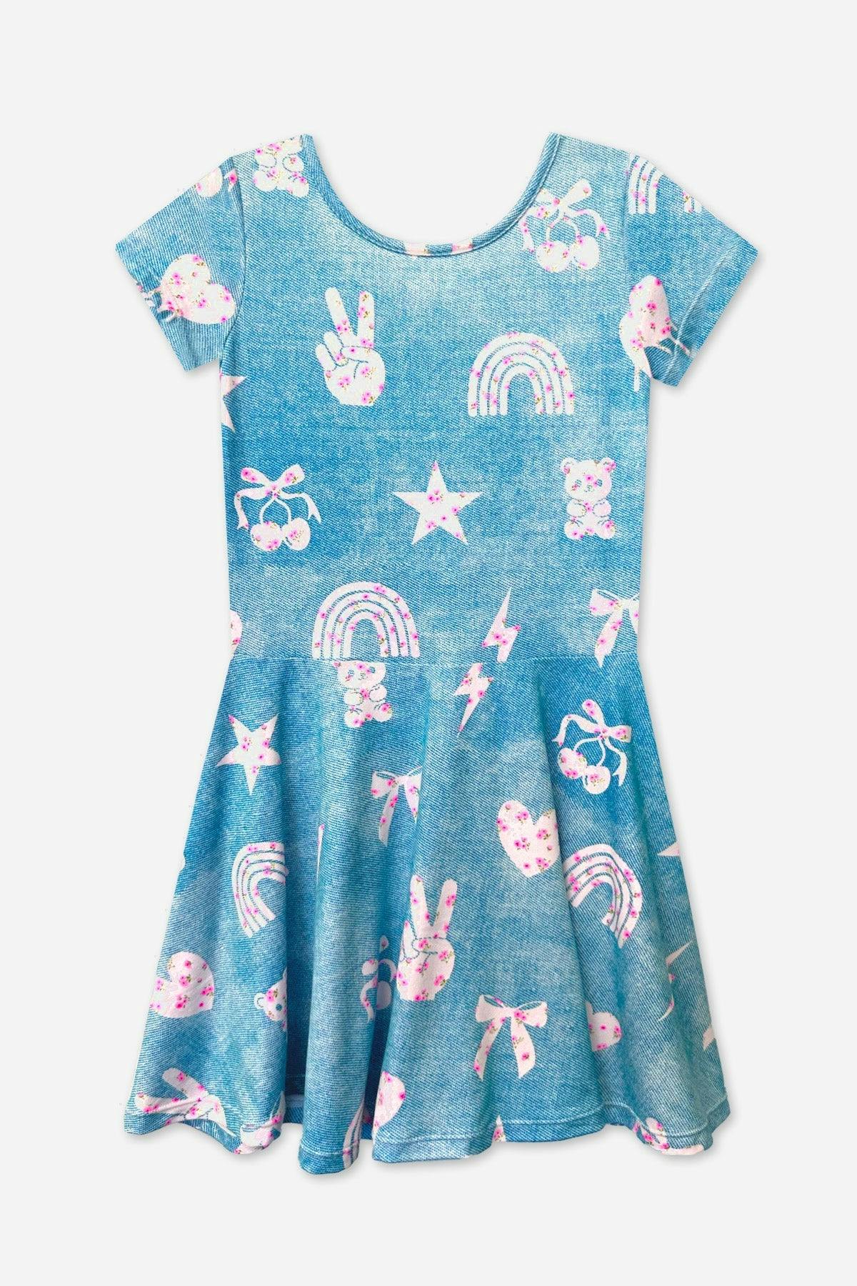 Simply Soft Short Sleeve Skater Dress