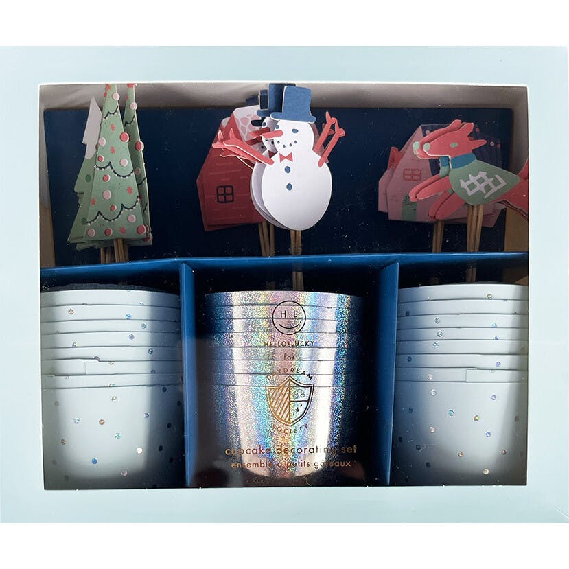 Snow Day Cupcake Decorating Set