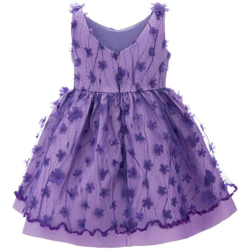 Purple Ravine Floral Dress