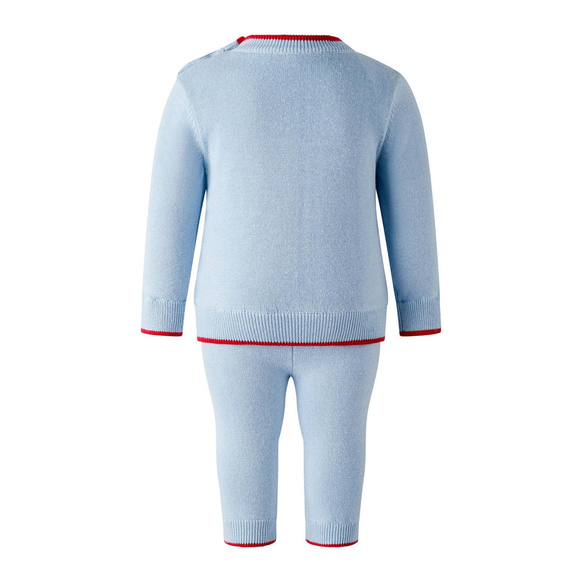 Sailboat Intarsia Sweater Set