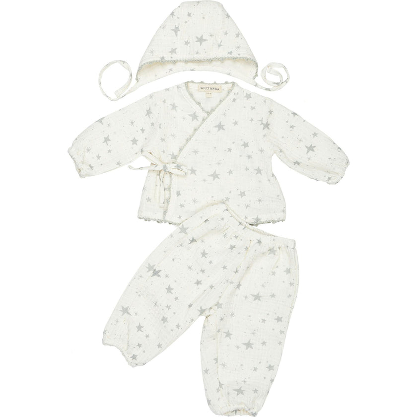 Gauze Three Piece Set