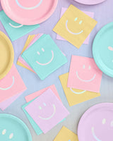 Smiley Napkin - 24 foil napkins