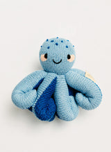 Indigo the Octopus - Tuckling Organic Hand-knit Doll