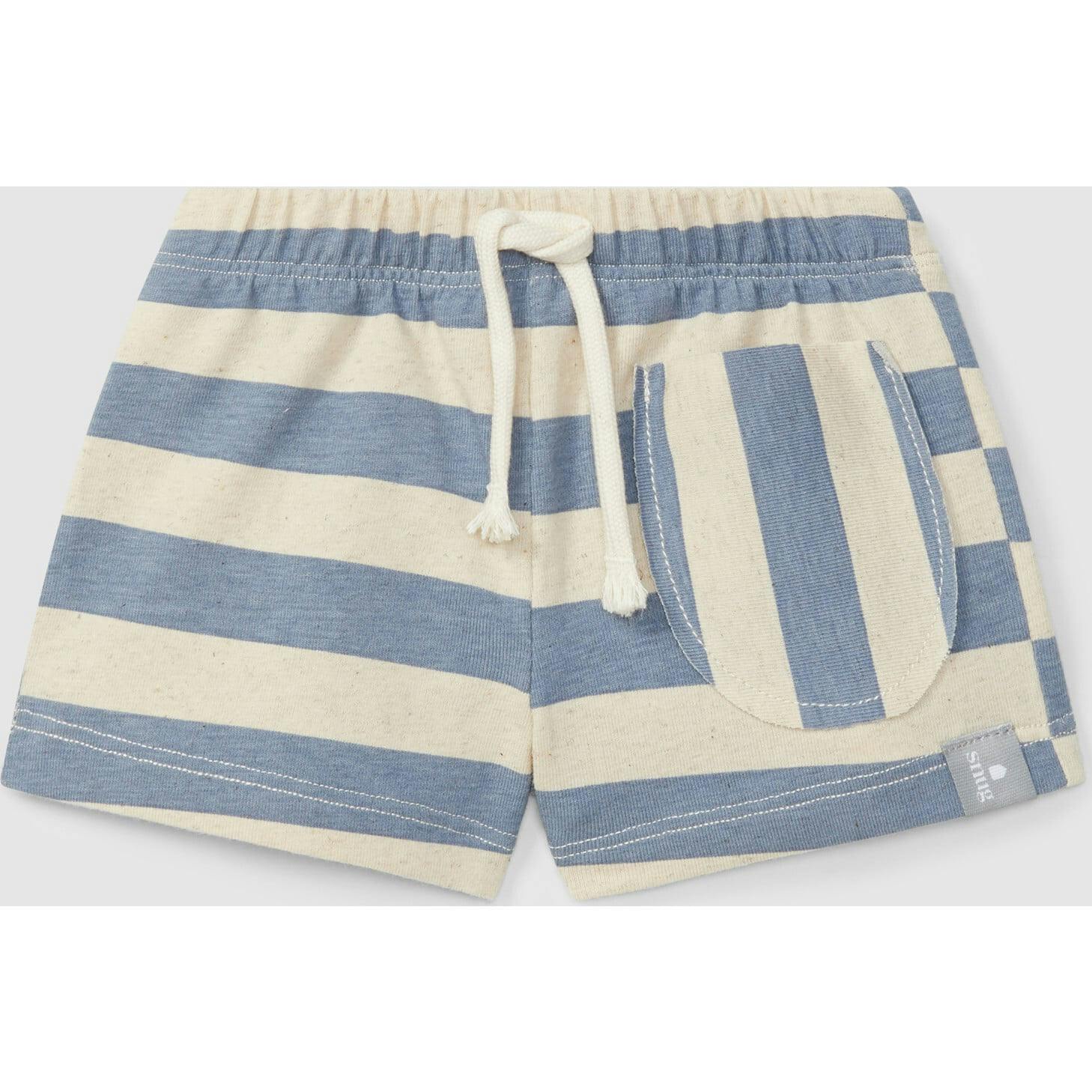 Stripe Pull On Shorts