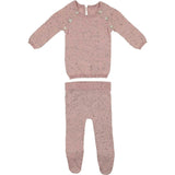 Heather Flecked 2-Piece Set