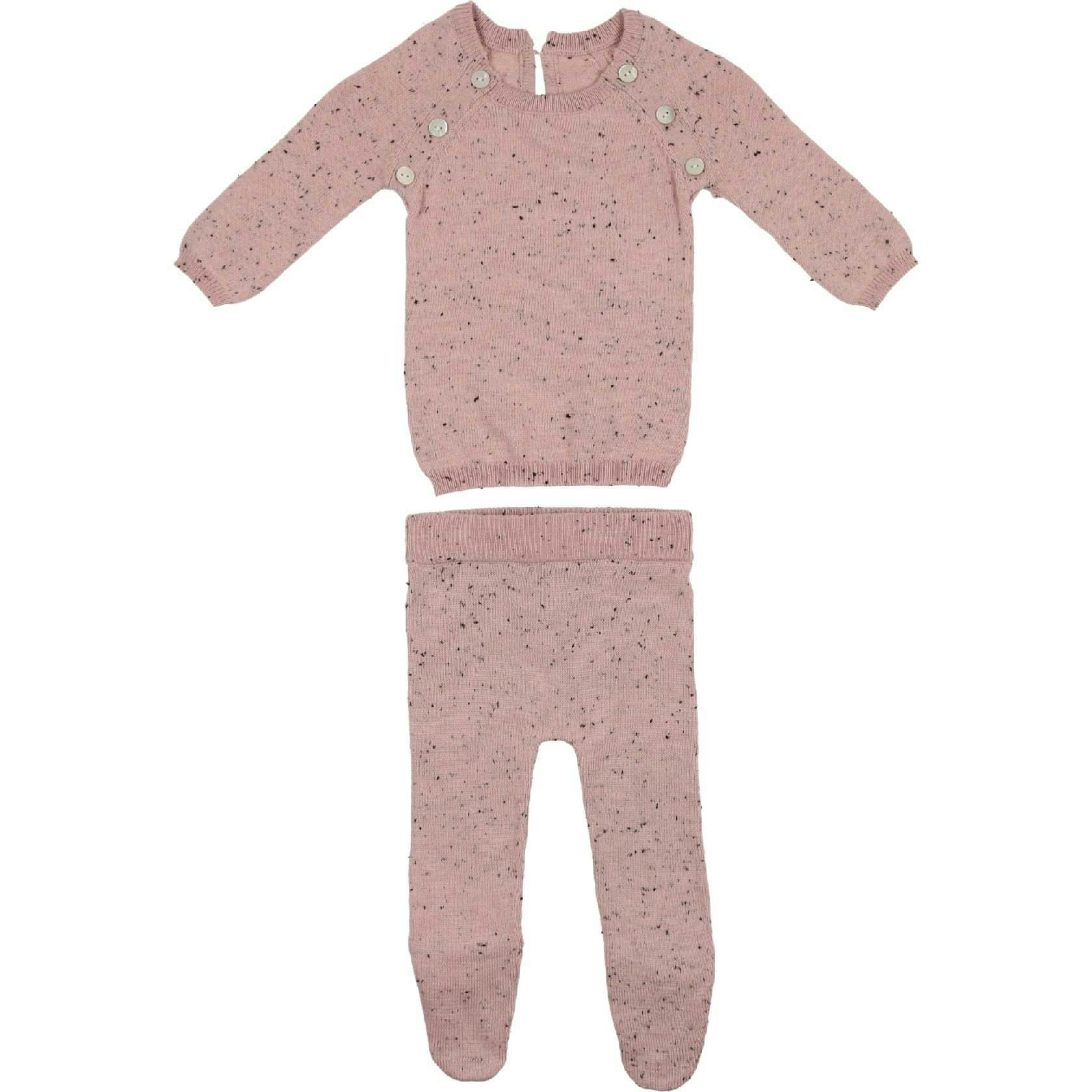 Heather Flecked 2-Piece Set
