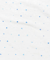Marley Zip Pajama, Blue Hearts