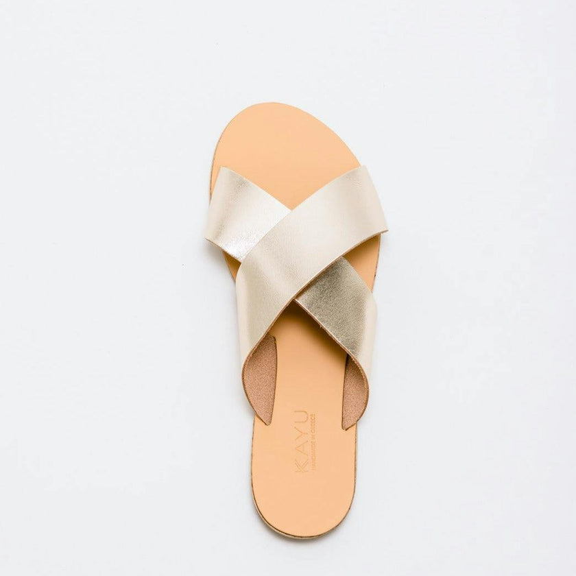 Women's Paros Sandals, Gold