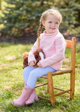 Leggings - Light Blue Stripe