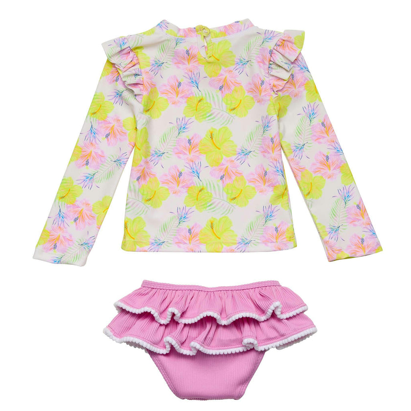Aloha Vacay Recycled Ruffle Set