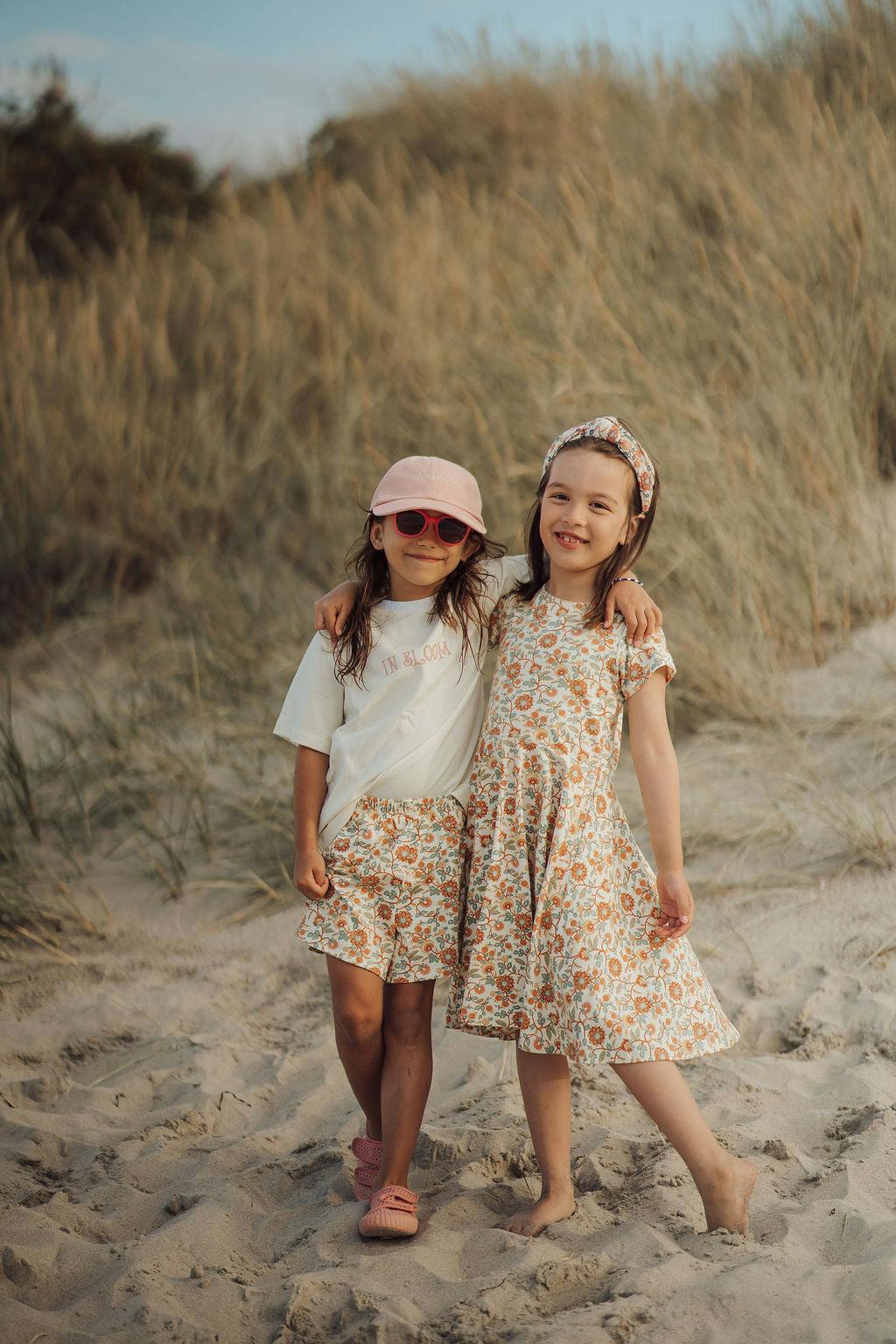 Sweetheart Twirl Dress | Organic Cotton Jersey - In Bloom