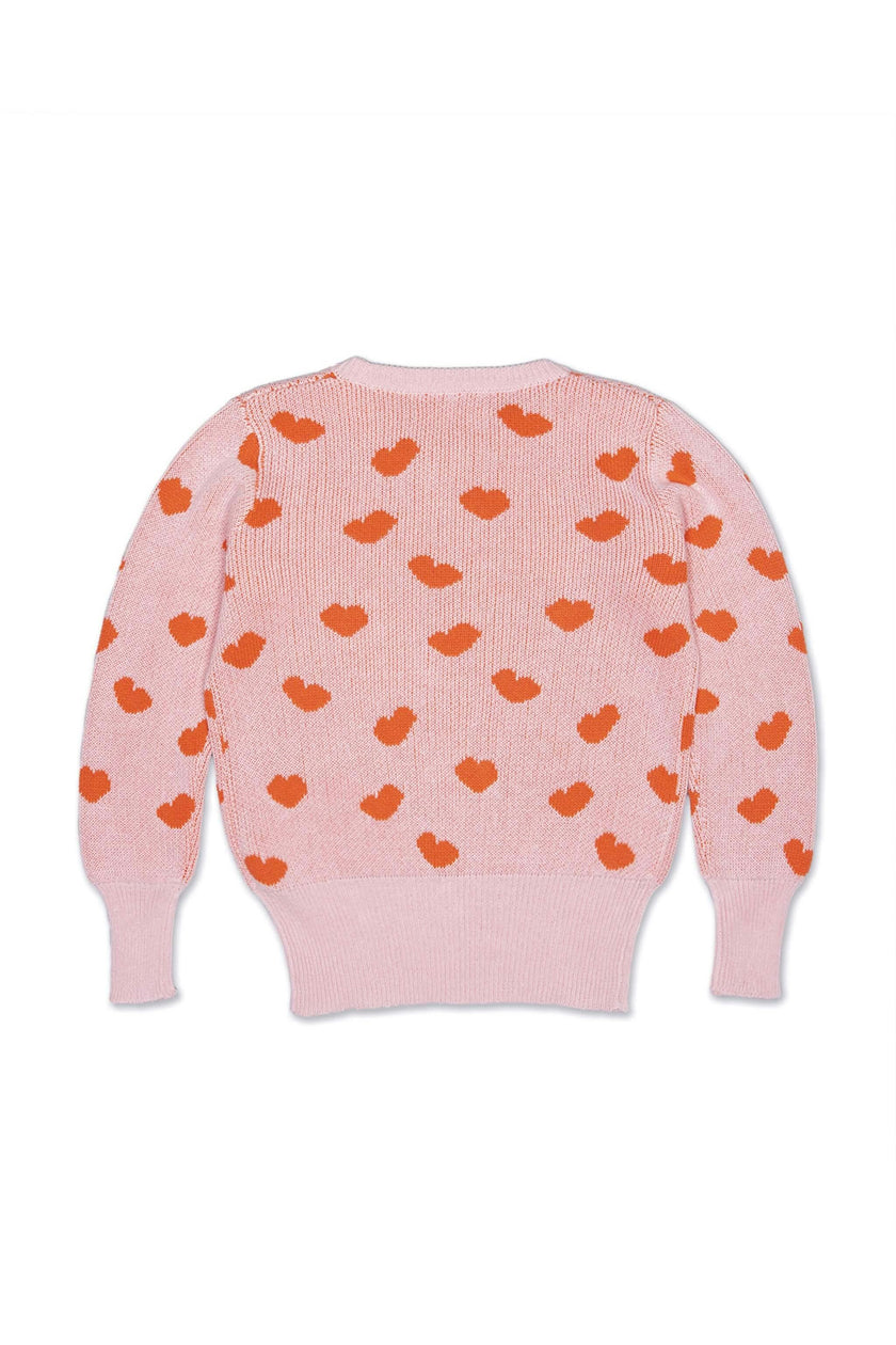Love Hearts Jumper | Rose