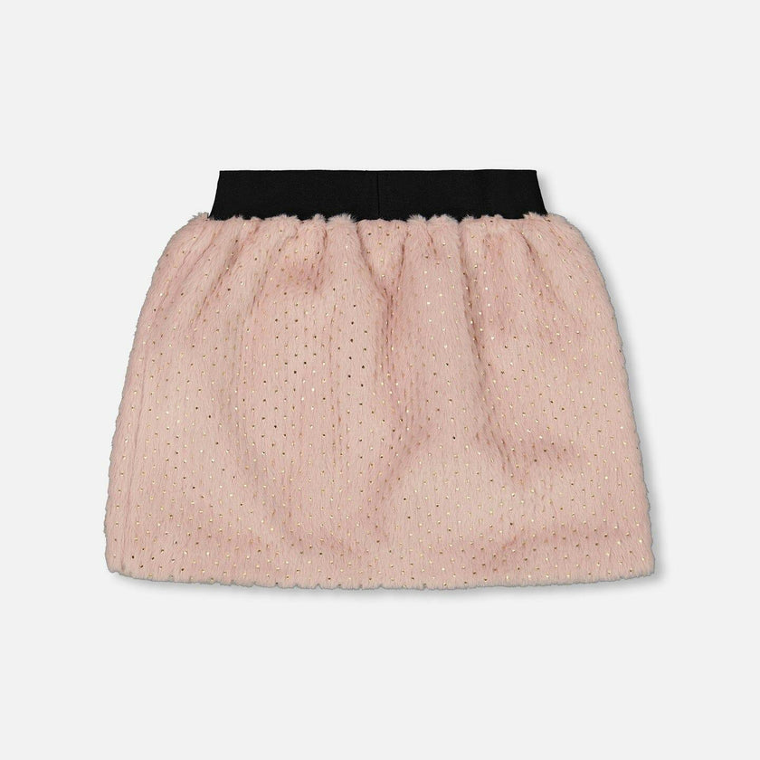 Fake Fur Skirt Pink