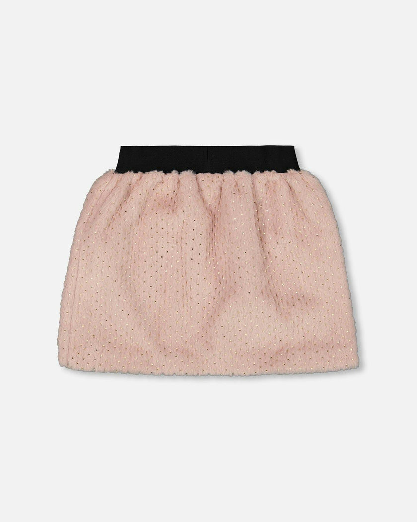 Fake Fur Skirt Pink