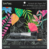 Brea Reese: Scratch Art Paper Pad - Tropical